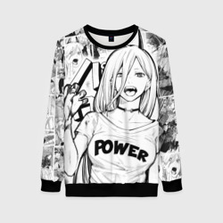 Женский свитшот 3D Power - Chainsaw-Man