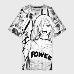 Платье-футболка 3D Power - Chainsaw-Man