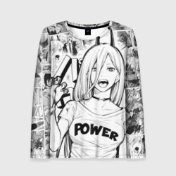 Женский лонгслив 3D Power - Chainsaw-Man