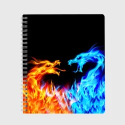 Тетрадь Fire dragons огненные драконы
