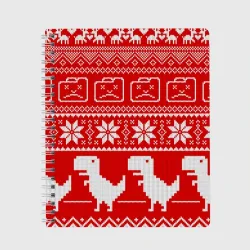 Тетрадь Вязаный принт