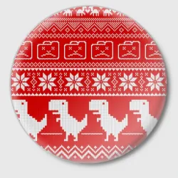 Значок Вязаный принт