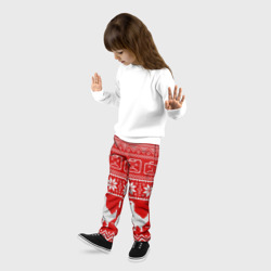 Детские брюки 3D Вязаный принт - фото 2