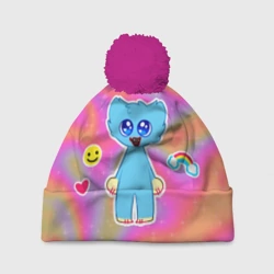 Шапка 3D c помпоном Poppy Playtime - малыш Хагги Вагги