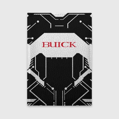 Обложка для автодокументов Buick | Лого | Эмблема (+спина), цвет ярко-розовый