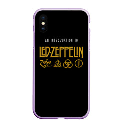 Чехол для iPhone XS Max матовый An Introduction to Led Zeppelin