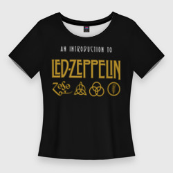 Женская футболка 3D Slim An Introduction to Led Zeppelin