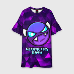 Детское платье 3D Геометри Дэш Geometry Dash