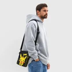 Сумка через плечо 3D Пикачу брызги красок - фото 2