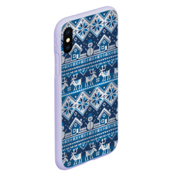 Чехол для iPhone XS Max матовый Christmas Pattern - фото 2