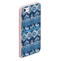 Чехол для iPhone 5/5S матовый Christmas Pattern - фото 2