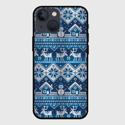 Чехол для iPhone 13 mini Christmas Pattern