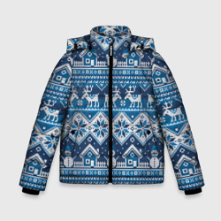 Зимняя куртка для мальчиков 3D Christmas Pattern