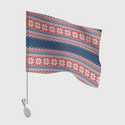 Флаг для автомобиля Knitted Pattern