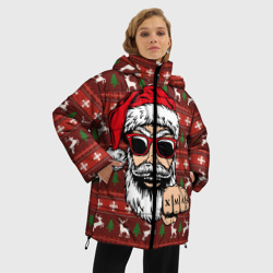 Женская зимняя куртка Oversize Bad Santa Плохой Санта - фото 2