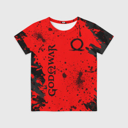 Детская футболка 3D God of War Брызги крови