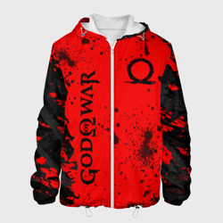 Мужская куртка 3D God of War Брызги крови
