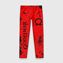 Детские леггинсы 3D God of War Брызги крови