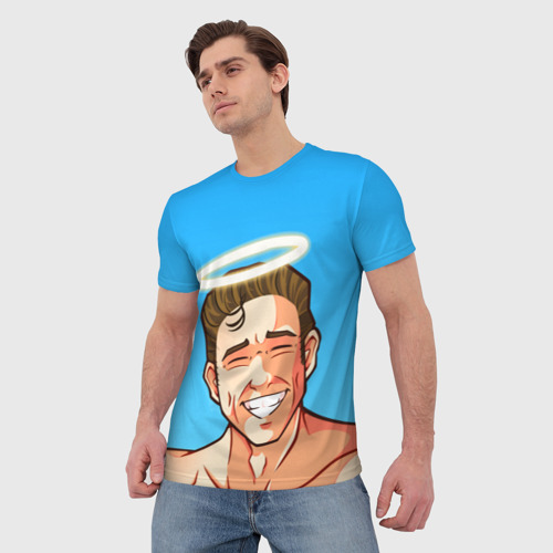 Мужская футболка 3D Billy Herrington Билли Херрингтон gachimuchi, цвет 3D печать - фото 3
