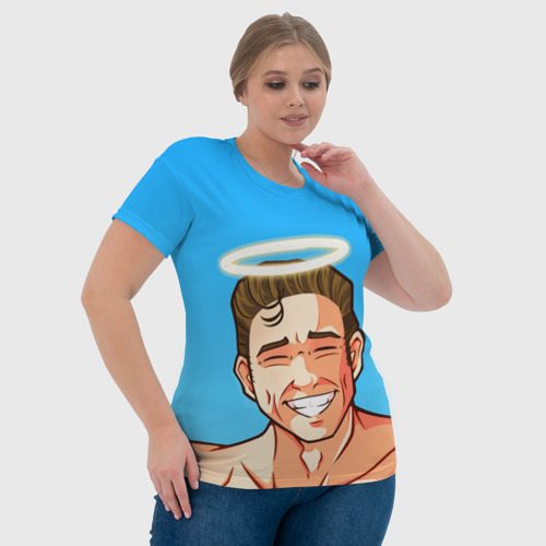 Женская футболка 3D с принтом BILLY HERRINGTON / БИЛЛИ ХЕРРИНГТОН / GACHIMUCHI, фото #4