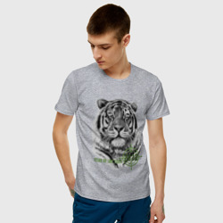 Мужская футболка хлопок Год белого тигра 2022 - фото 2