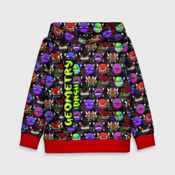 Детская толстовка 3D Geometry Dash Logo - Геометри Дэш логотип