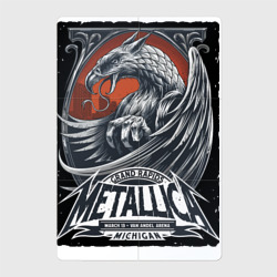 Магнитный плакат 2Х3 Metallica - Michigan playbill Grand rapids