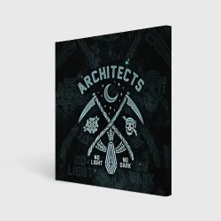 Холст квадратный Architects, Alpha Omega