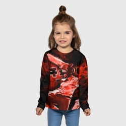 Детский лонгслив 3D Chainsaw Man Дэнджи - фото 2