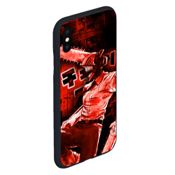 Чехол для iPhone XS Max матовый Chainsaw Man Дэнджи - фото 2