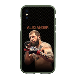 Чехол для iPhone XS Max матовый Alexander The Grim Reape