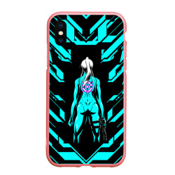 Чехол для iPhone XS Max матовый Samus Metroid