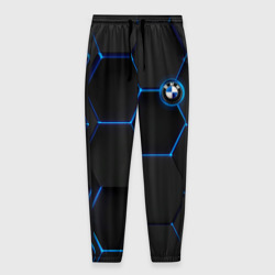 Мужские брюки 3D BMW blue neon theme