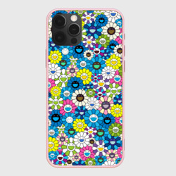 Чехол для iPhone 12 Pro Takashi Murakami Улыбающиеся цветы