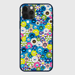 Чехол для iPhone 12 Pro Max Takashi Murakami Улыбающиеся цветы