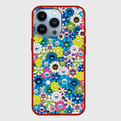 Чехол для iPhone 13 Pro Takashi Murakami Улыбающиеся цветы