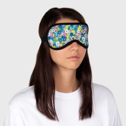Маска для сна 3D Takashi Murakami Улыбающиеся цветы - фото 2