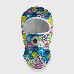 Балаклава 3D Takashi Murakami Улыбающиеся цветы
