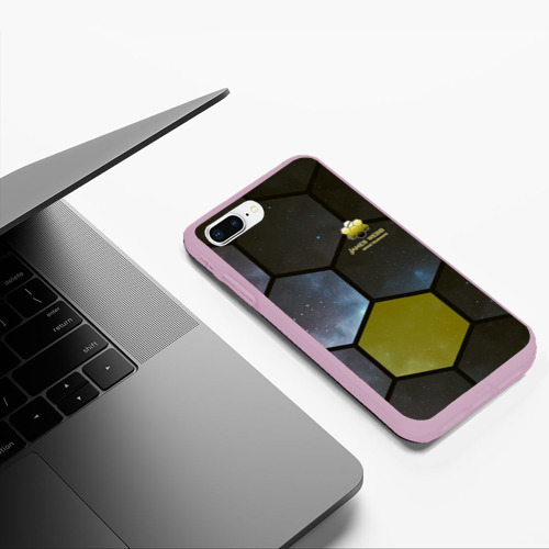 Чехол для iPhone 7Plus/8 Plus матовый с принтом JWST space cell theme, фото #5
