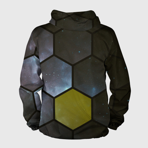 Мужская ветровка 3D Jwst space cell theme, цвет черный - фото 2