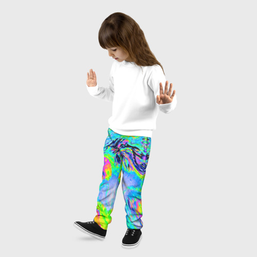 Детские брюки 3D Ааа+ яркий узор, цвет 3D печать - фото 3