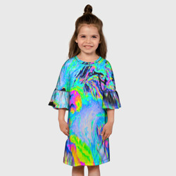 Детское платье 3D Ааа+ яркий узор - фото 2