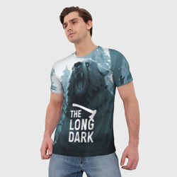 Мужская футболка 3D The Long Dark медведь - фото 2