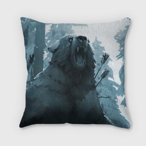 Подушка 3D The Long Dark медведь - фото 2