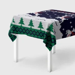 Скатерть 3D Свитер с оленями deer sweater