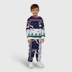 Детский костюм с толстовкой 3D Свитер с оленями deer sweater - фото 2