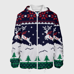 Мужская куртка 3D Свитер с оленями deer sweater