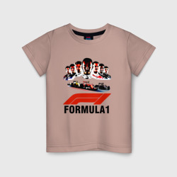 Детская футболка хлопок Пилоты формулы 1