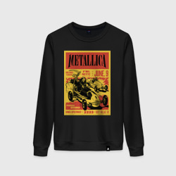 Женский свитшот хлопок Metallica - Iowa speedway playbill