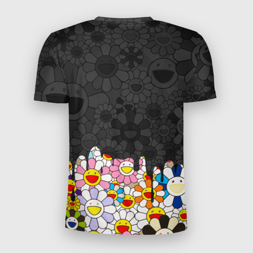 Мужская футболка 3D Slim Murakami Мураками потеки, цвет 3D печать - фото 2